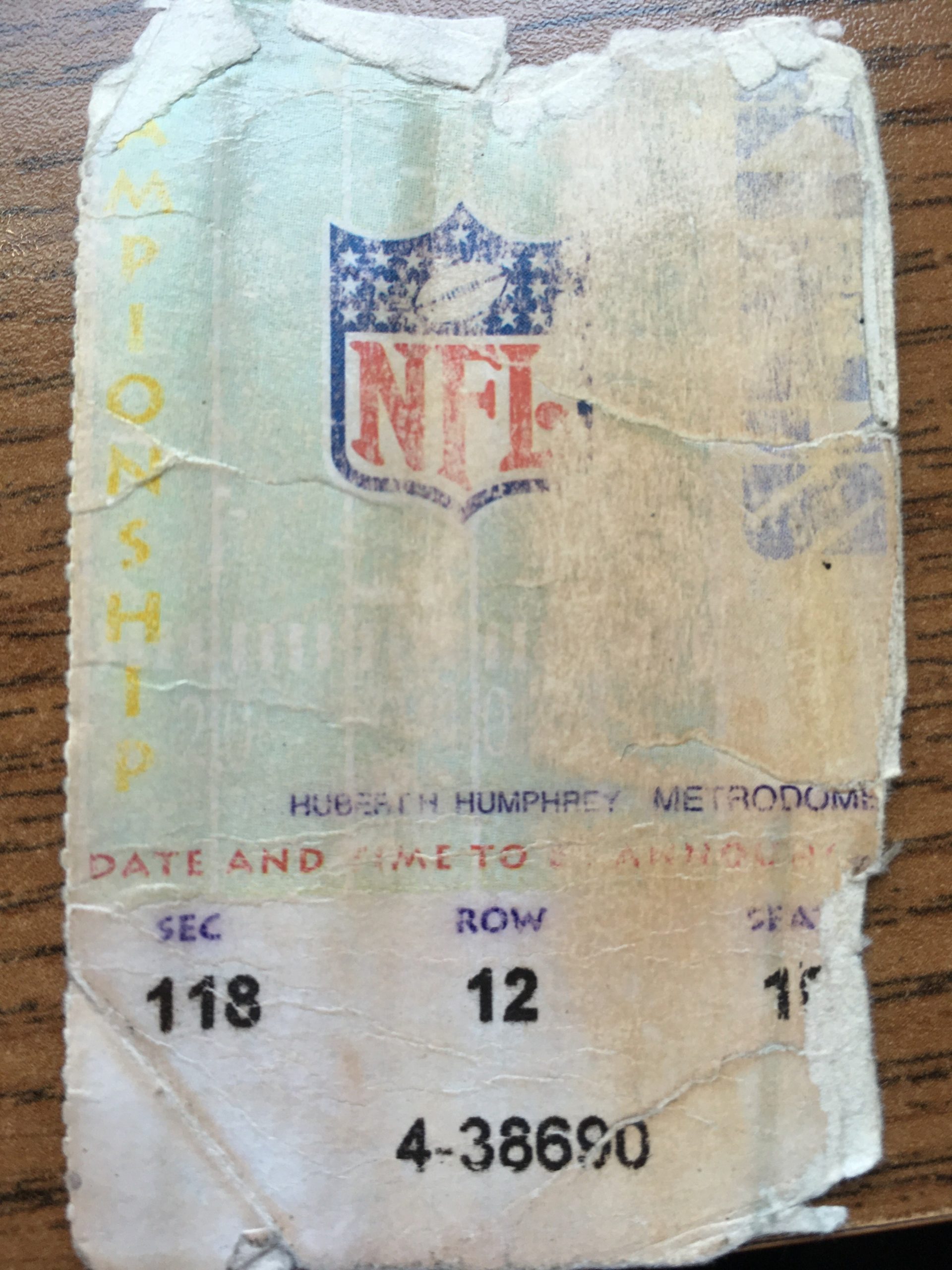 Stories of romance, heartbreak and family told by cherished Vikings ticket  stubs