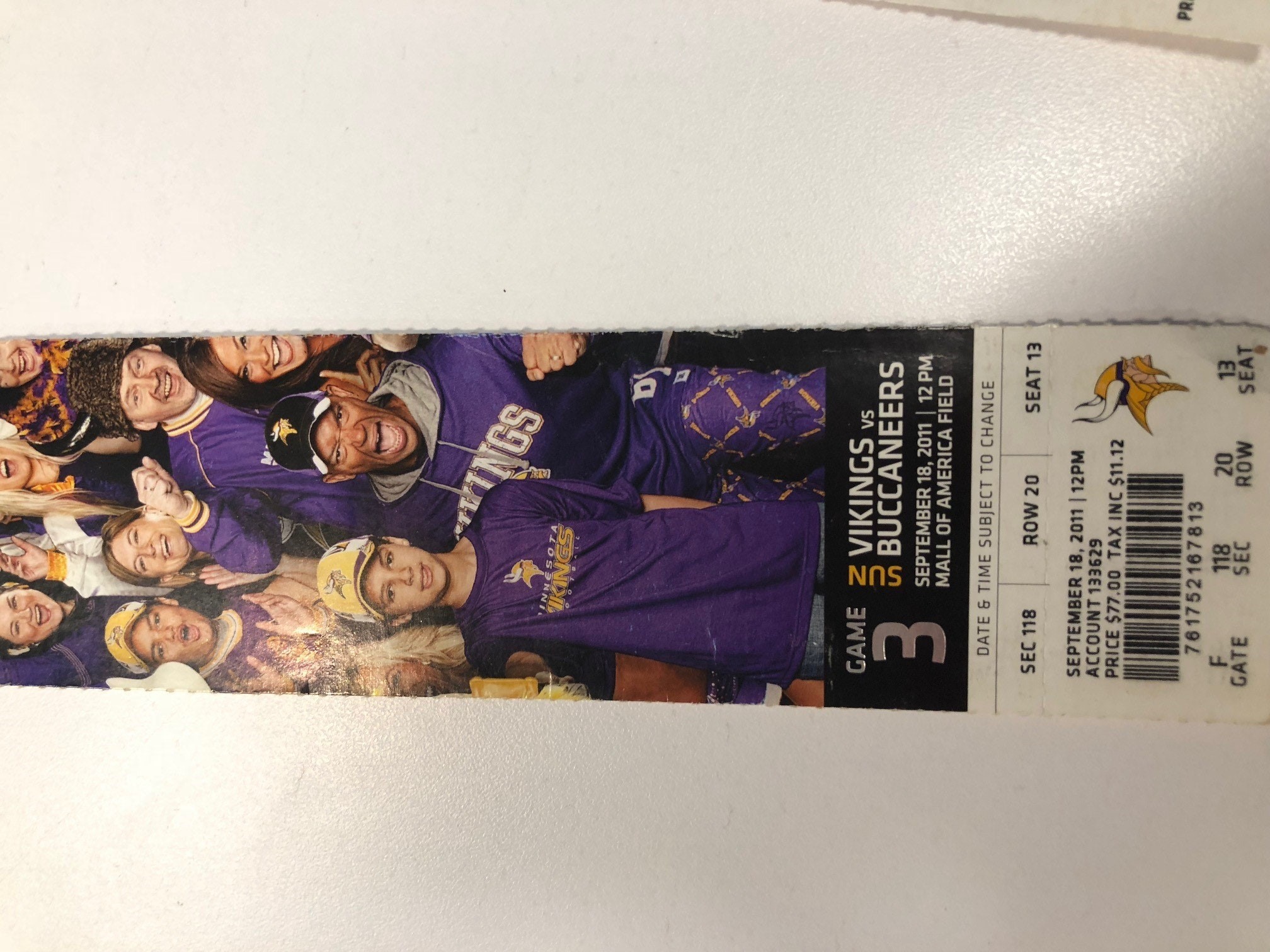 Stories of romance, heartbreak and family told by cherished Vikings ticket  stubs