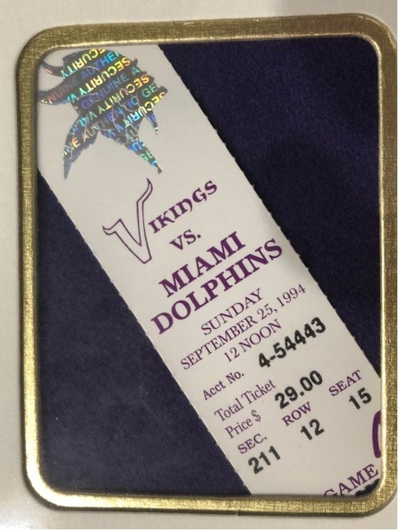 Stories of romance, heartbreak and family told by cherished Vikings ticket  stubs